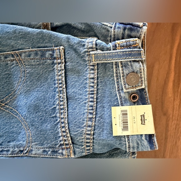 Levi's Women's Blue Wide Leg Jeans - Picture 4 of 5